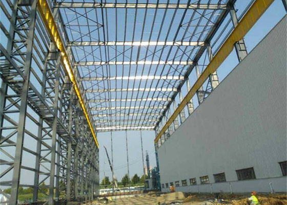 Высококачественная полуфабрикат тяжелая мастерская стальной структуры решеток с краном
