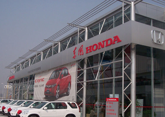 Склад структуры выставочного зала автомобиля префаб установки экономического славного возникновения Хонда быстрый