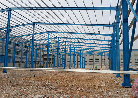 Пре построенная стальная конструкция склада, железный каркас портального склада структуры
