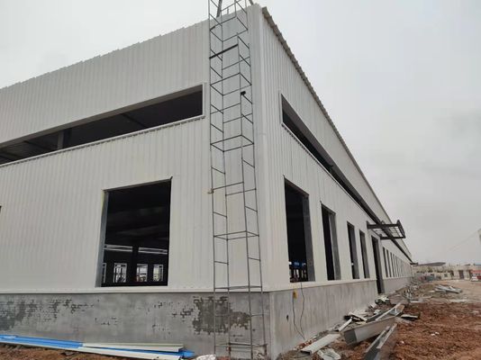 Здание фабрики стальной структуры рамки полуфабрикат высокопрочного тяжелого груза портальное