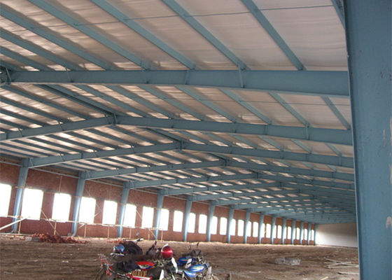 Сарай Prefab облегченного легкого склада стальной структуры собрания стальной