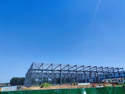 Q235 Отличный дизайн Префабрикованная стальная конструкция Мастерская Строительство Решение поставки