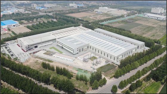 3D-модель чертежа долговечного стального склада для промышленных и надежных решений хранения