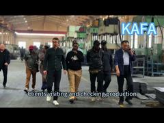 Client visiting factory and check production line